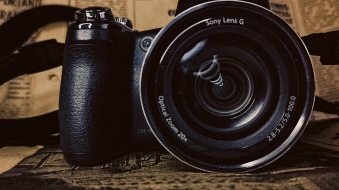 camera, newspaper, digital camera, dslr, digital slr