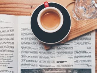 coffee, cup, drink, glass, magazine, pages, paper, print, saucer, newspaper, coffee cup, caffeine, cup of coffee, morning coffee, coffee break, coffee, magazine, newspaper, newspaper, newspaper, newspaper, newspaper