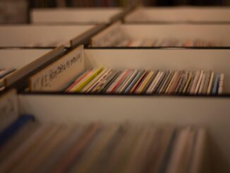 record shop, vinyl records, music, music store, albums, load, vinyl, retro