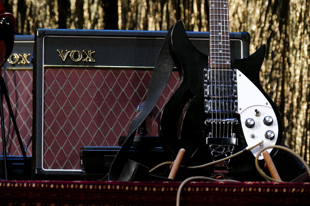 guitar, electric guitar, amplifier, music, instrument, stringed instrument, rock'n'roll, rock music, skirt, musical instrument, electric guitar, electric guitar, electric guitar, electric guitar, electric guitar, amplifier, amplifier