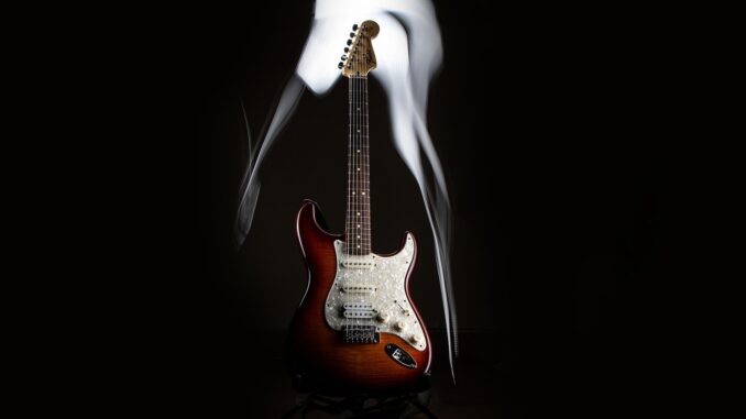 guitar, fender, electric, music, instrument, stratocaster, rock, black music, black guitar, black rock, stratocaster, stratocaster, stratocaster, stratocaster, stratocaster